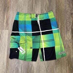 Vintage Y2K Billabong Board Shorts With Wax Comb